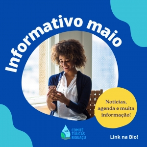 Confira o informativo de maio do Comitê Tijucas e Biguaçu!