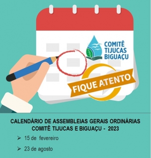Comitê Tijucas e Biguaçu aprova Calendário de Assembleias Gerais Ordinárias para o ano de 2023