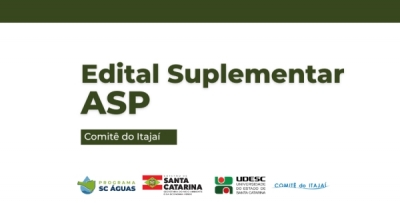 Edital retificado: inscri&ccedil;&otilde;es para entidades participarem do processo de renova&ccedil;&atilde;o da composi&ccedil;&atilde;o de membros do Comit&ecirc; do Itaja&iacute; tem nova data