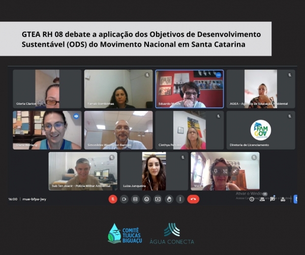 G‌TEA RH 08 debate a aplicação dos Objetivos de Desenvolvimento Sustentável (ODS) do Movimento Nacional em Santa Catarina