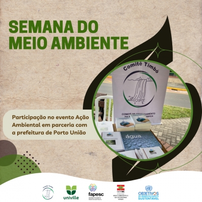 Participação no evento Ação Ambiental fortalece a conscientização em Porto União