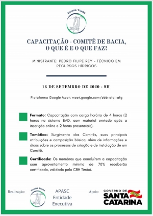 Capacitação Comitê Timbó