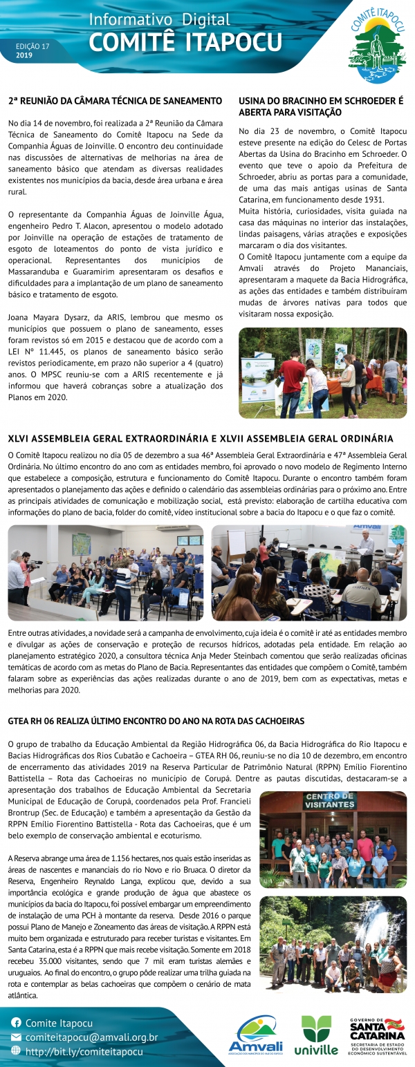 INFORMATIVO DIGITAL EDIÇÃO 17/2019