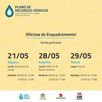 Plano de Recursos Hídricos - Oficina de Enquadramento - Angelina