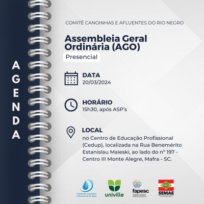 Convocação para Assembleia Geral Ordinária 01/2024