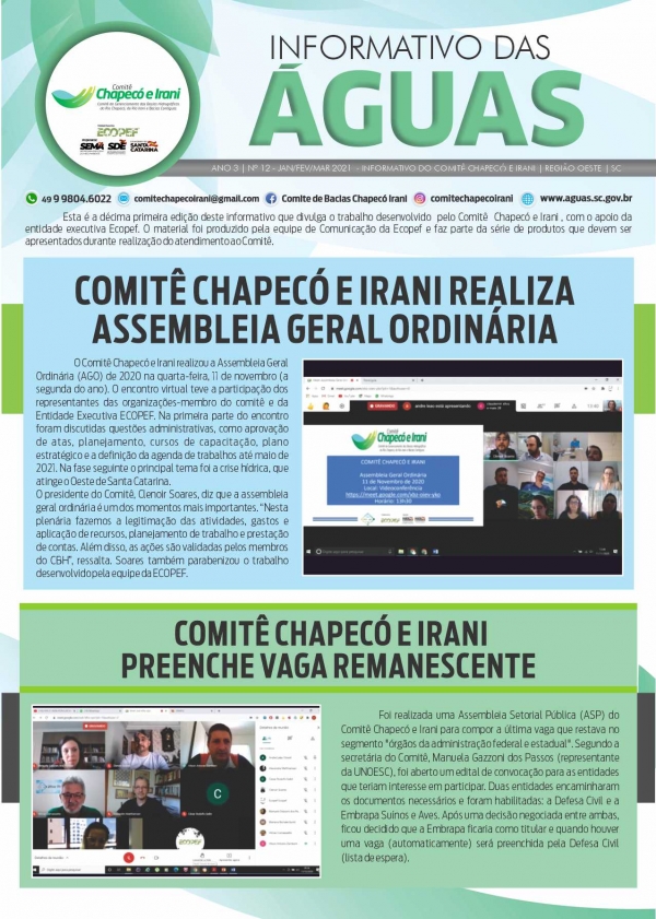 Informativo das Águas - Chapecó e Irani