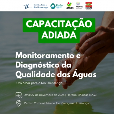 Comitê Urussanga transfere data da última capacitação do ano