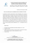 EDITAL 01.2020 CONVOCAÇÃO PARA ASSEMBLEIA GERAL ORDINÁRIA DO COMITÊ CANOINHAS E AFLUENTES DO RIO NEGRO