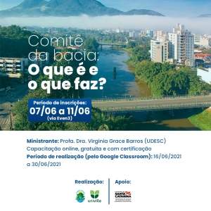 Capacitações 2021 do CBH Itapocu