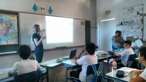 Palestra na ESCOLA DE EDUCAÇÃO BÁSICA PROFESSOR ZELINDO CARBONERA