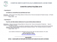 Convite Capacitações CBH Timbó