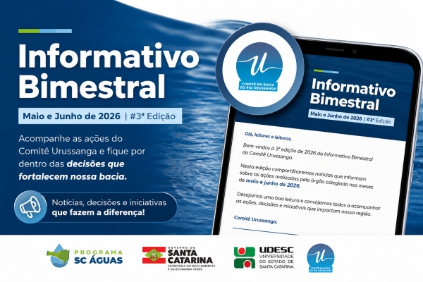 J&aacute; est&aacute; dispon&iacute;vel a 3&ordf; edi&ccedil;&atilde;o de 2026 do Informativo do Comit&ecirc; Urussanga!