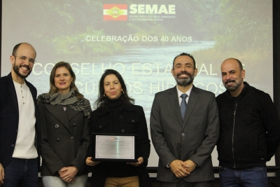 Comit&ecirc;s de Bacia Hidrogr&aacute;fica s&atilde;o homenageados em celebra&ccedil;&atilde;o dos 40 anos do Conselho Estadual de Recursos H&iacute;dricos (CERH)