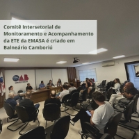 Comitê Intersetorial de Monitoramento e Acompanhamento da Estação de Tratamento de Esgoto - ETE da EMASA é criado em Balneário Camboriú