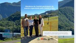 Comit&ecirc; Ararangu&aacute; e Mampituba participa de workshop sobre estudo da fauna silvestre e aqu&aacute;tica realizado na barragem do Rio S&atilde;o Bento