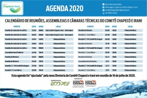 Divulgado o Calendário de Reuniões e Assembleias do Comitê Chapecó e Irani ano 2020