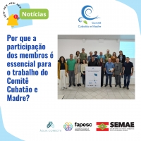 Por que a participação dos membros é essencial para o trabalho do Comitê Cubatão e Madre?