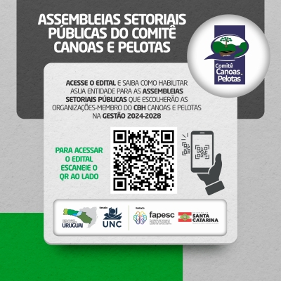 Comitê Canoas e Pelotas publica edital para renovação das organizações-membro
