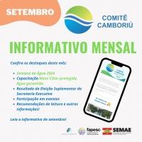 Informativo de Setembro do Comitê Camboriú!