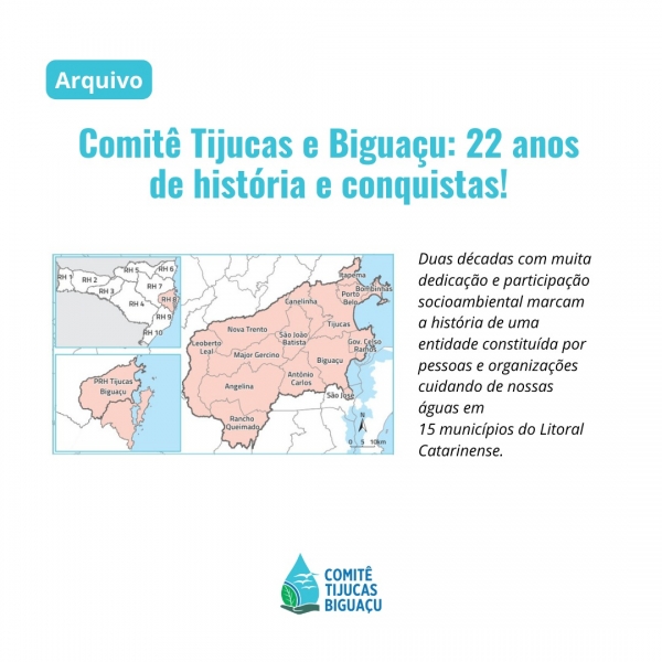 COMITÊ TIJUCAS E BIGUAÇU: 22 ANOS