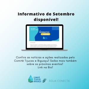 Acesse agora o informativo do mês de setembro!