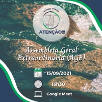 Coloque na agenda: AGE Comitê Timbó - 15/09