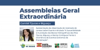 Assembleia Geral Extraordin&aacute;ria do Comit&ecirc; Tijucas e Bigua&ccedil;u ocorre dia 21 de maio, na pr&oacute;xima quinta-feira
