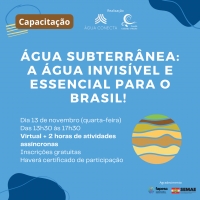 Capacitação gratuita sobre Águas Subterrâneas reunirá pesquisadores nacionais sobre o tema