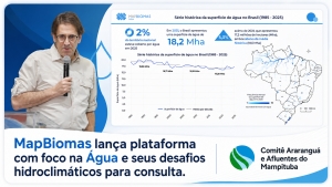 Representantes do Comit&ecirc; Ararangu&aacute; e Afluentes do Mampituba participam do lan&ccedil;amento do MapBiomas &Aacute;gua &ndash; Cole&ccedil;&atilde;o 5