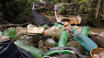 Limpeza do Rio da Lança, em Itaiópolis