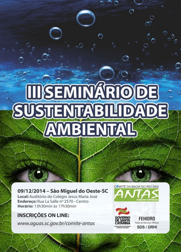 III Seminário de Sustentabilidade Ambiental do Comitê Antas