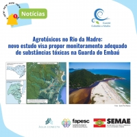 Agrotóxicos no Rio da Madre: novo estudo visa propor monitoramento adequado de substâncias tóxicas na Guarda do Embaú