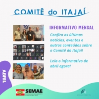 Confira o informativo de abril do Comitê do Itajaí!