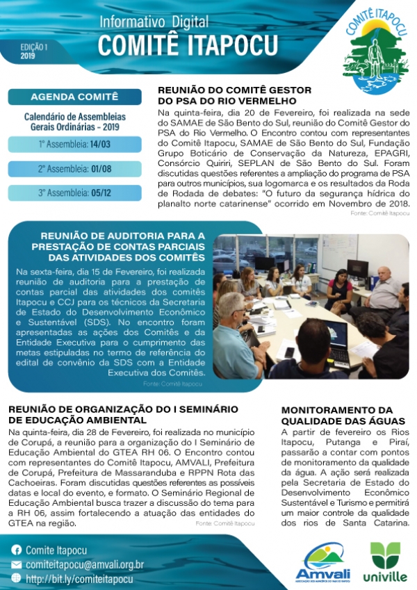 INFORMATIVO DIGITAL EDIÇÃO 1/2019