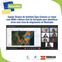 Equipe Técnica do Instituto Água Conecta se reúne com IMAG e Defesa Civil de Garopaba para identificar áreas com risco de alagamento no Município