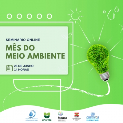 Seminário Online em celebração ao Mês do Meio Ambiente