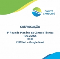 Câmara Técnica convoca seus membros para 5º Reunião Plenária