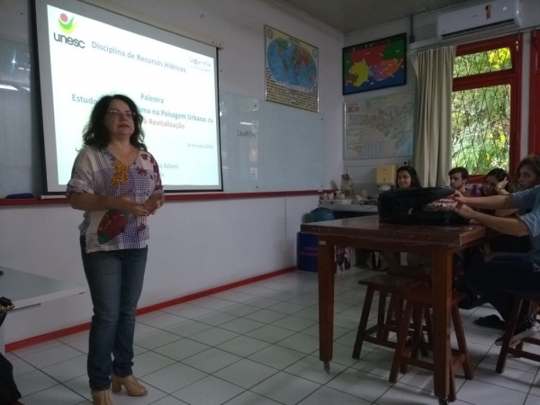 Palestra enaltece pesquisas sobre o rio Criciúma