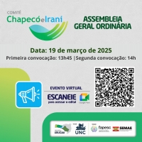 Assembleia Geral Ordinária do Comitê Chapecó e Irani será realizada em março