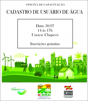 Curso de capacitação: Cadastro de usuários de água