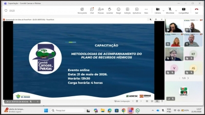 Comit&ecirc; Canoinhas e Afluentes do Rio Negro participa de capacita&ccedil;&atilde;o sobre metodologias de acompanhamento do Plano de Recursos H&iacute;dricos