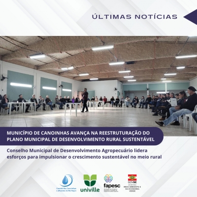 Município de Canoinhas avança na reestruturação do Plano Municipal de Desenvolvimento Rural Sustentável