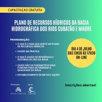 Capacitação sobre o Plano de Recursos Hídricos da Bacia Hidrográfica dos Rios Cubatão e Madre