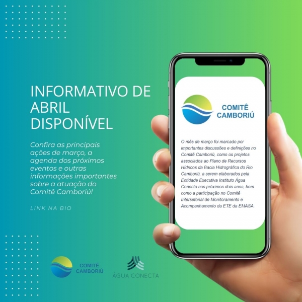 Confira o informativo de abril do Comitê Camboriú!