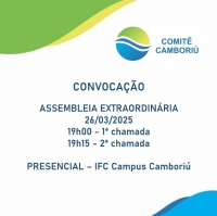 Comitê Camboriú convoca seus membros para segunda Assembleia de 2025
