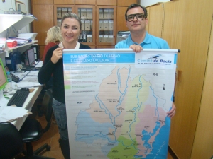 Palestra Ambiental e Entrega de Materiais em Tubarão, Gravatal e Braço do Norte