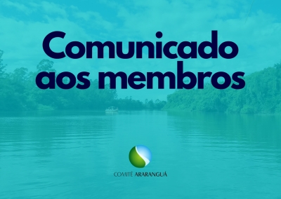 Comunicado aos membros do Comitê Araranguá