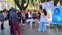 Comitê Urussanga expõe ações em prol da conservação das águas na Praça Anita Garibaldi