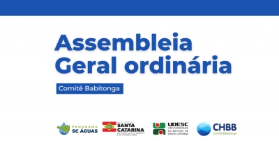 Comit&ecirc; Babitonga realiza Assembleia Ordin&aacute;ria no dia 24 de mar&ccedil;o