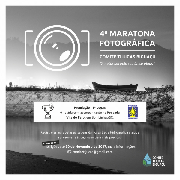 PRORROGADAS INSCRIÇÕES DA 4ª MARATONA FOTOGRÁFICA